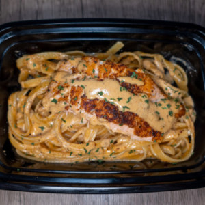 Cajun Salmon with Cauliflower Rice
