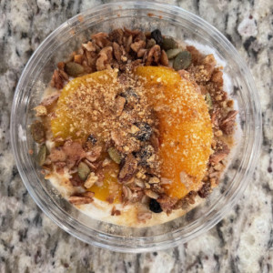 Peach Cobbler Parfait