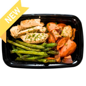 Grilled Chicken and Roasted Sweet Potatoes