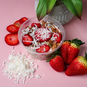 Strawberry Cheesecake Overnight Oats