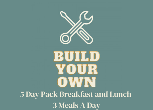 5 Day Pack Breakfast and Lunch 3 Meals A Day