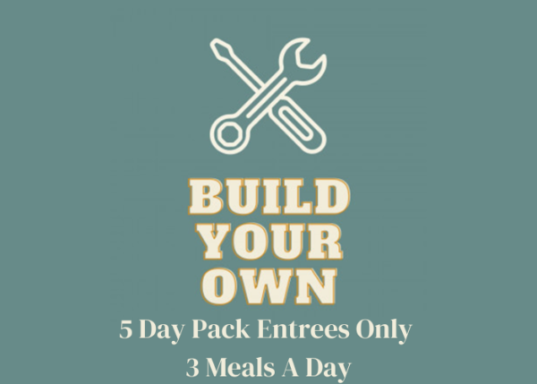 5 Day Pack Entrees Only 3 Meals A Day
