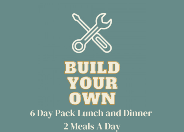 6 Day Pack Lunch and Dinner 2 Meals A Day