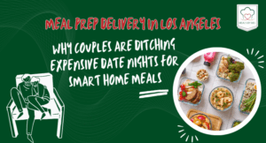 Healthy meal prep containers ready for delivery with balanced portions of protein, vegetables, and grains.