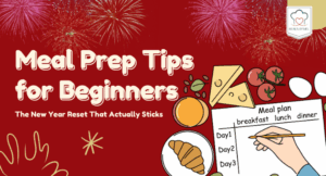 Beginner-friendly meal prep containers with simple, healthy portions of protein, vegetables, and grains.